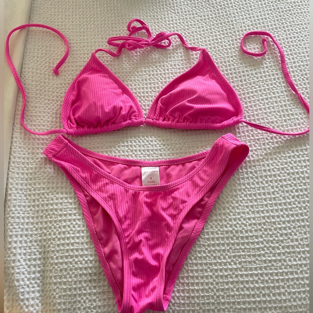 Bright pink bikini-xhilaration brand